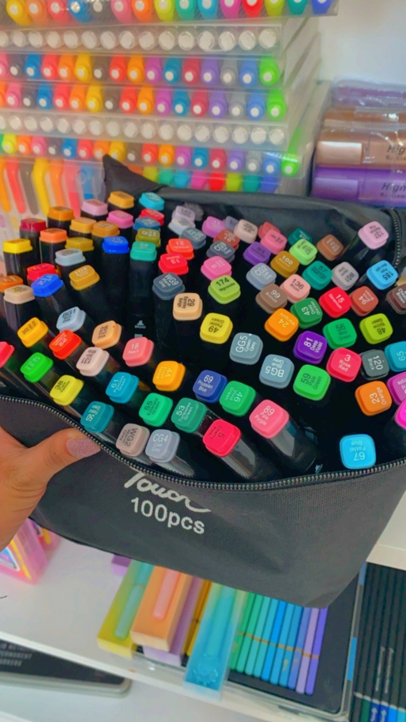 Plumones touch 100 piezas – Mega Color