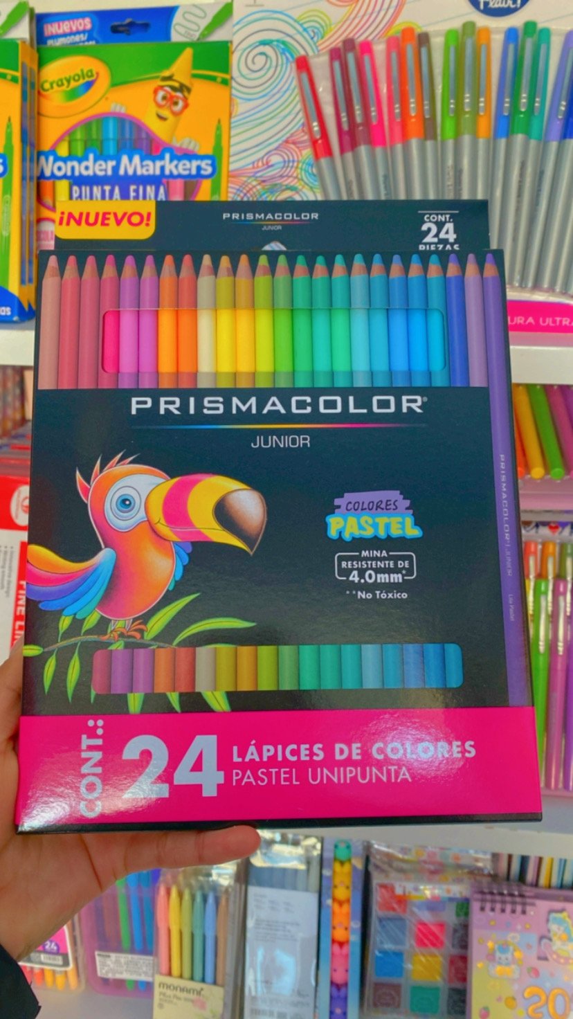Colores prismacolor pastel (24 piezas) – Mega Color
