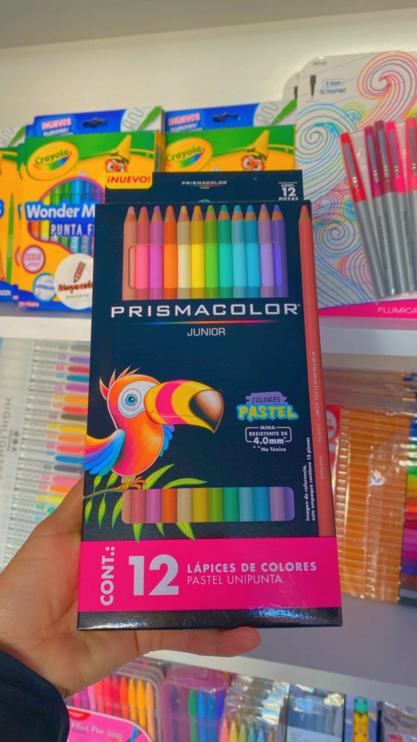 Colores prismacolor pastel (12 piezas) – Mega Color